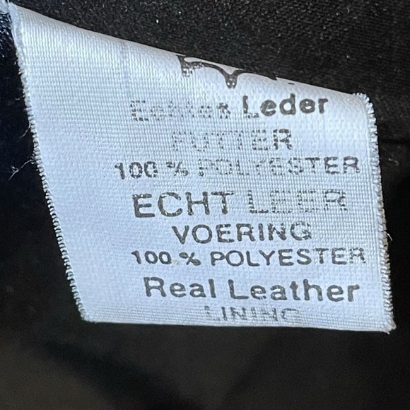 Bonus Black Leather Vest Mens Western Snap Button Size XL - Picture 9 of 9